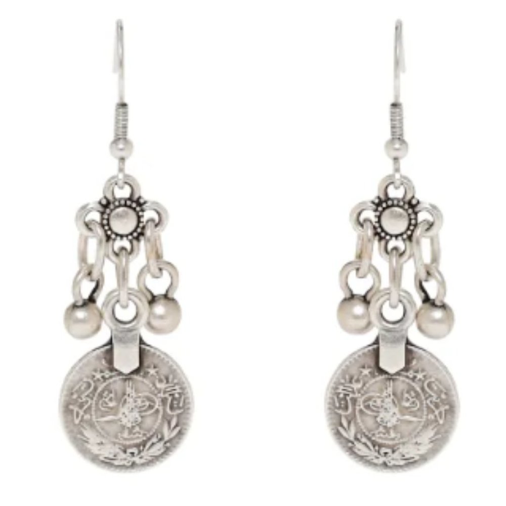 COIN EARRINGS A MUST!